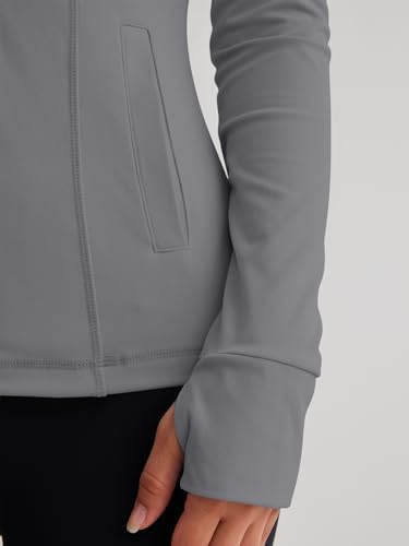 Trendy Queen Womens Lightweight Zip Up Jackets 2025 Athletic Hoodies Fall Gym Shirts Running Workout Clothes with Pocket