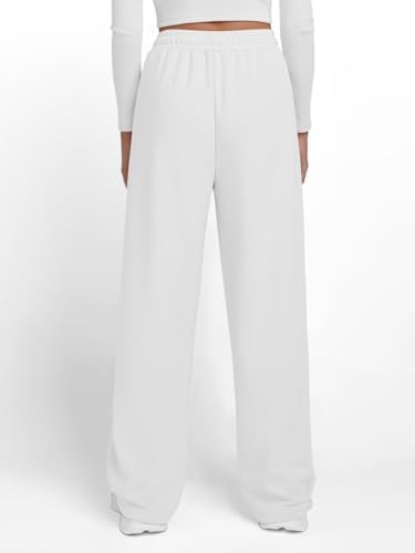 Trendy Queen Women's Wide Leg Sweatpants Baggy Y2K High Waisted Joggers Fall Fashion Clothes with Pockets 2025