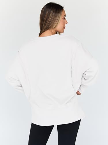 Trendy Queen Womens Oversized Sweatshirts Hoodies Crewneck Shirts Fall Outfits Teen Girls Y2k Winter Clothes