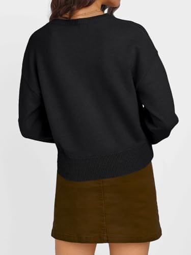 Trendy Queen Cropped Cardigan Sweaters for Women Lightweight Crop Knit Y2k Fall Outfits Fashion Clothes 2025