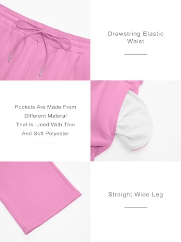 Trendy Queen Womens Wide Leg Fleece Lined Sweatpants Winter Baggy Lounge Travel Pants Fashion Outfits 2025 Joggers Clothes