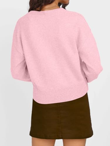 Trendy Queen Cropped Cardigan Sweaters for Women Lightweight Crop Knit Y2k Fall Outfits Fashion Clothes 2025