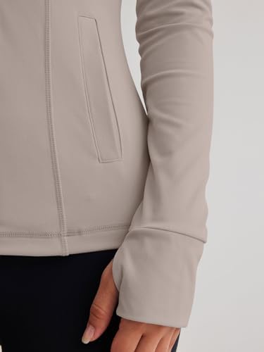 Trendy Queen Womens Lightweight Zip Up Jackets 2025 Athletic Hoodies Fall Gym Shirts Running Workout Clothes with Pocket