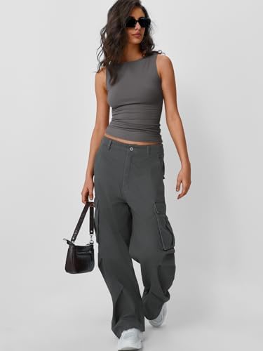 Trendy Queen Women Going Out Summer Tank Tops Spring Casual Basic Cute 2025 Sleeveless Shirt Vacation Fashion Outfit Clothes