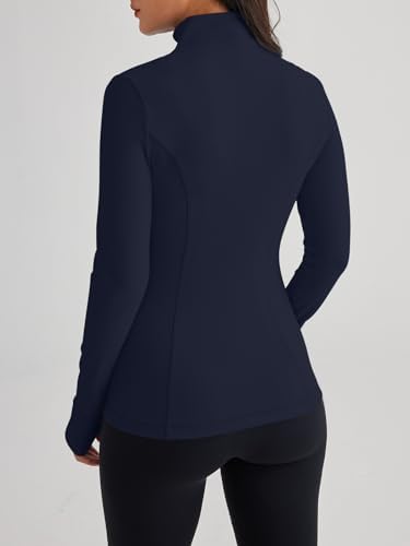 Trendy Queen Womens Lightweight Zip Up Jackets 2025 Athletic Hoodies Fall Gym Shirts Running Workout Clothes with Pocket