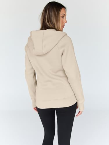 Trendy Queen Womens Zip Up Hoodies Fleece Jackets Oversized Sweatshirts Fall Fashion Outfits Sweaters Winter Clothes