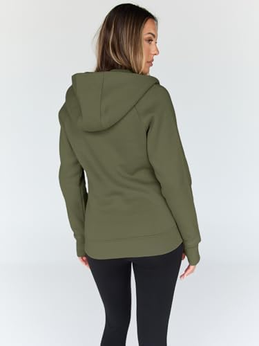 Trendy Queen Womens Zip Up Hoodies Fleece Jackets Oversized Sweatshirts Fall Fashion Outfits Sweaters Winter Clothes