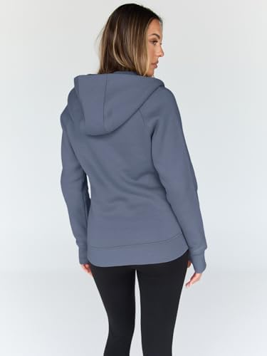 Trendy Queen Womens Zip Up Hoodies Fleece Jackets Oversized Sweatshirts Fall Fashion Outfits Sweaters Winter Clothes