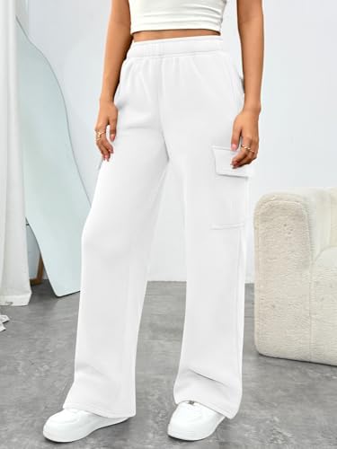 Trendy Queen Womens Sweatpants Wide Leg Cargo Barrel Baggy Pants Joggers Fall Clothes Work 2025 Travel Outfits