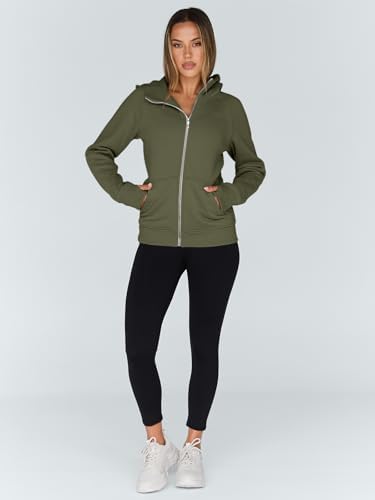 Trendy Queen Womens Zip Up Hoodies Fleece Jackets Oversized Sweatshirts Fall Fashion Outfits Sweaters Winter Clothes