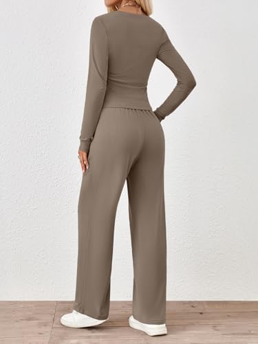 Trendy Queen 2 Piece Lounge Sets for Women Fall Outfits 2025 Fashion Two Piece Sweatsuits Business Casual Outfits Clothes