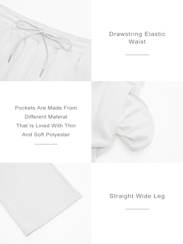 Trendy Queen Womens Wide Leg Fleece Lined Sweatpants Winter Baggy Lounge Travel Pants Fashion Outfits 2025 Joggers Clothes