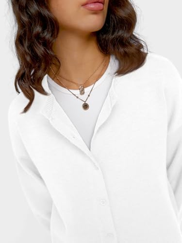 Trendy Queen Cropped Cardigan Sweaters for Women Lightweight Crop Knit Y2k Fall Outfits Fashion Clothes 2025