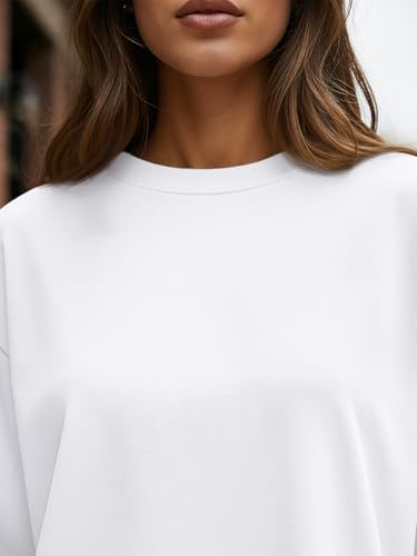 Trendy Queen Womens Oversized Long Sleeve T Shirts 2025 Basic Crewneck Tee Fall Tops Casual Workout Y2K Clothes