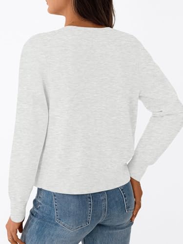 Trendy Queen Womens Cardigan Sweaters Lightweight Crew Neck Outfits Fall Fashion 2025 Clothing