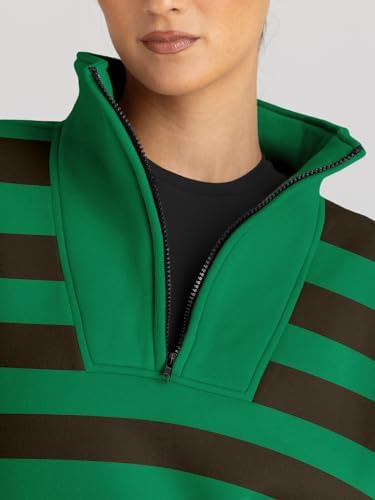 Trendy Queen Womens Sweatshirts Quarter Half Zip Pullover Oversized Hoodies Fall Fashion 2025 Winter Fleece Jackets Sweaters