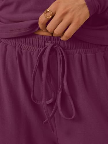 Trendy Queen 2 Piece Lounge Sets for Women Fall Outfits 2025 Fashion Two Piece Sweatsuits Business Casual Outfits Clothes