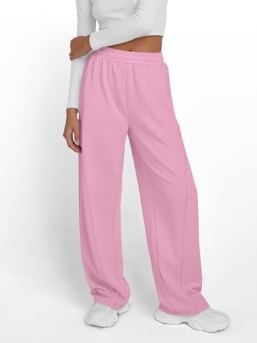 Trendy Queen Women's Wide Leg Sweatpants Baggy Y2K High Waisted Joggers Fall Fashion Clothes with Pockets 2025