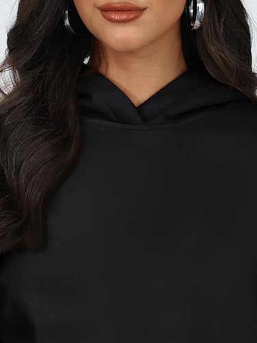 Trendy Queen 2 Piece Lounge Sweat Sets Plus Size Fall Fashion Matching Sweatsuits Wide Leg Pants Travel Outfit Winter Clothes