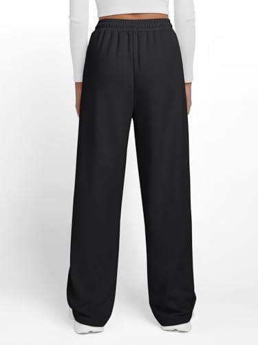 Trendy Queen Women's Wide Leg Sweatpants Baggy Y2K High Waisted Joggers Fall Fashion Clothes with Pockets 2025