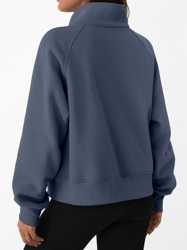 Trendy Queen Womens Sweatshirts Zip Up Hoodies Cropped Crewneck Pullover Casual Jackets Y2k Clothes Fall Fashion Outfits 2025