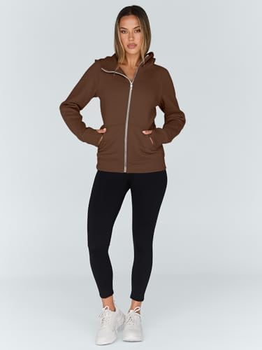 Trendy Queen Womens Zip Up Hoodies Fleece Jackets Oversized Sweatshirts Fall Fashion Outfits Sweaters Winter Clothes