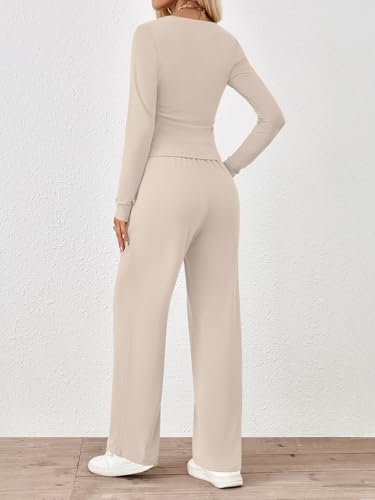 Trendy Queen 2 Piece Lounge Sets for Women Fall Outfits 2025 Fashion Two Piece Sweatsuits Business Casual Outfits Clothes