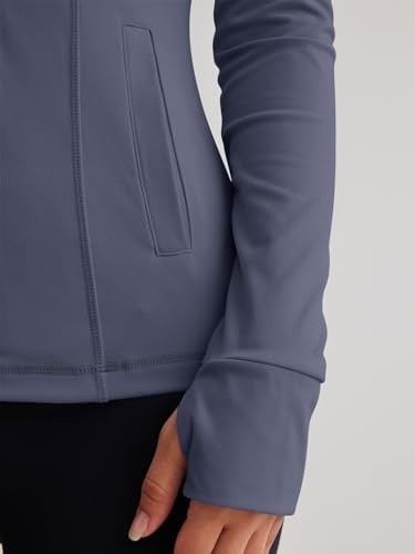 Trendy Queen Womens Lightweight Zip Up Jackets 2025 Athletic Hoodies Fall Gym Shirts Running Workout Clothes with Pocket