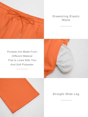 Trendy Queen Womens Wide Leg Fleece Lined Sweatpants Winter Baggy Lounge Travel Pants Fashion Outfits 2025 Joggers Clothes