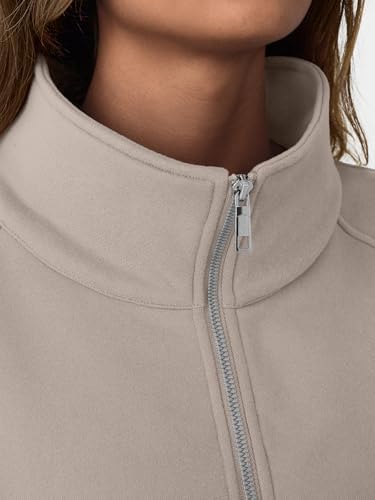 Trendy Queen Womens Sweatshirts Zip Up Hoodies Cropped Crewneck Pullover Casual Jackets Y2k Clothes Fall Fashion Outfits 2025