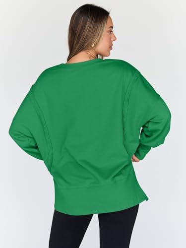 Trendy Queen Womens Oversized Sweatshirts Hoodies Crewneck Shirts Fall Outfits Teen Girls Y2k Winter Clothes