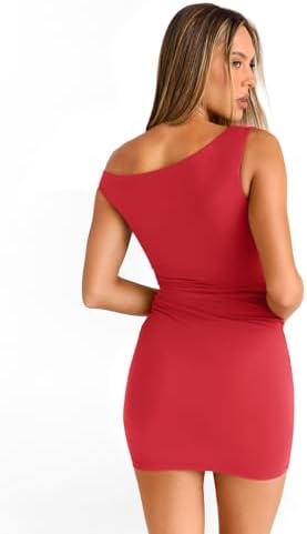 Trendy Queen Womens Mini Summer Dresses 2025 Going Out Off The Shoulder Bodycon Sexy Party Club Spring Fashion Outfits