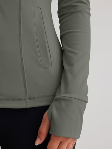 Trendy Queen Womens Lightweight Zip Up Jackets 2025 Athletic Hoodies Fall Gym Shirts Running Workout Clothes with Pocket