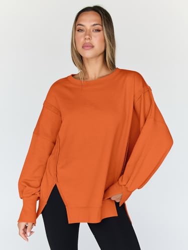 Trendy Queen Womens Oversized Sweatshirts Hoodies Crewneck Shirts Fall Outfits Teen Girls Y2k Winter Clothes