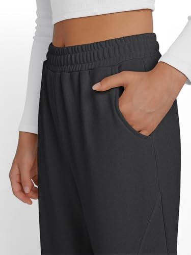 Trendy Queen Women's Wide Leg Sweatpants Baggy Y2K High Waisted Joggers Fall Fashion Clothes with Pockets 2025