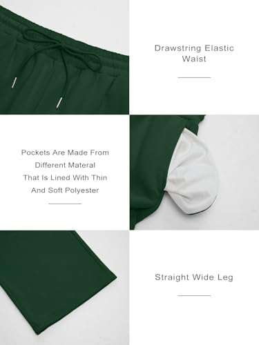 Trendy Queen Womens Wide Leg Fleece Lined Sweatpants Winter Baggy Lounge Travel Pants Fashion Outfits 2025 Joggers Clothes