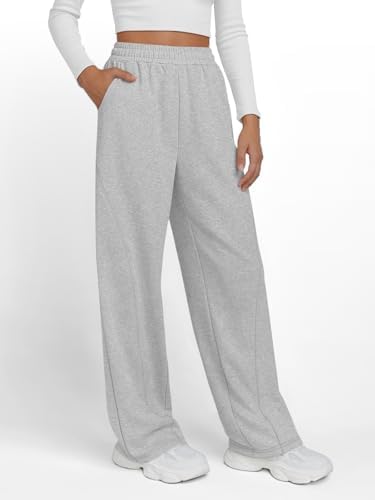 Trendy Queen Women's Wide Leg Sweatpants Baggy Y2K High Waisted Joggers Fall Fashion Clothes with Pockets 2025