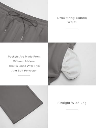 Trendy Queen Womens Wide Leg Fleece Lined Sweatpants Winter Baggy Lounge Travel Pants Fashion Outfits 2025 Joggers Clothes