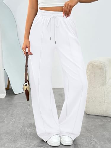 Trendy Queen Womens Wide Leg Sweatpants Baggy Loose Fall Barrel Casual Lounge Athletic Pants Comfy Teen Girl Cute y2k Joggers