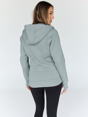 Trendy Queen Womens Zip Up Hoodies Fleece Jackets Oversized Sweatshirts Fall Fashion Outfits Sweaters Winter Clothes