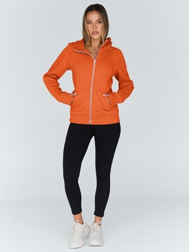 Trendy Queen Womens Zip Up Hoodies Fleece Jackets Oversized Sweatshirts Fall Fashion Outfits Sweaters Winter Clothes