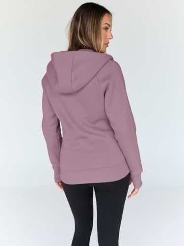 Trendy Queen Womens Zip Up Hoodies Fleece Jackets Oversized Sweatshirts Fall Fashion Outfits Sweaters Winter Clothes