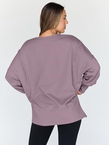 Trendy Queen Womens Oversized Sweatshirts Hoodies Crewneck Shirts Fall Outfits Teen Girls Y2k Winter Clothes