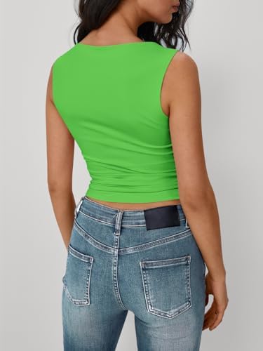 Trendy Queen Women Going Out Summer Tank Tops Spring Casual Basic Cute 2025 Sleeveless Shirt Vacation Fashion Outfit Clothes