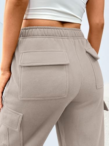 Trendy Queen Womens Sweatpants Wide Leg Cargo Barrel Baggy Pants Joggers Fall Clothes Work 2025 Travel Outfits