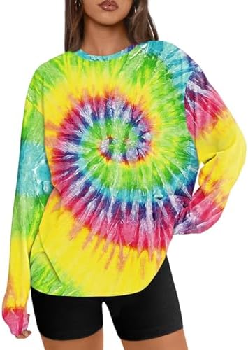 Trendy Queen Womens Oversized Long Sleeve T Shirts 2025 Basic Crewneck Tee Fall Tops Casual Workout Y2K Clothes