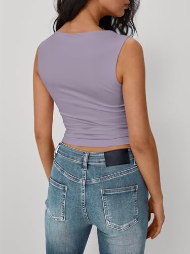 Trendy Queen Women Going Out Summer Tank Tops Spring Casual Basic Cute 2025 Sleeveless Shirt Vacation Fashion Outfit Clothes