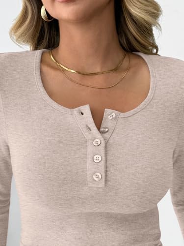 Trendy Queen Women's 2 Piece Matching Lounge Sets Fall Fashion Outfits Henley Neck Sweater Top Wide Leg Pants Sweat Suits