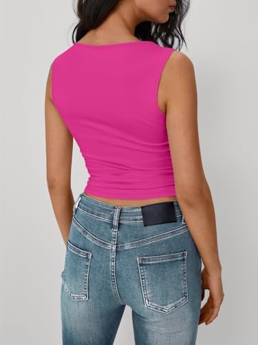 Trendy Queen Women Going Out Summer Tank Tops Spring Casual Basic Cute 2025 Sleeveless Shirt Vacation Fashion Outfit Clothes