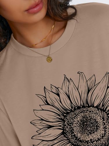 Trendy Queen Womens Oversized Long Sleeve T Shirts 2025 Basic Crewneck Tee Fall Tops Casual Workout Y2K Clothes